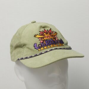 Lollapalooza Hat Cap Snap Back One Size Green Corduroy Festival Rock Music Mens